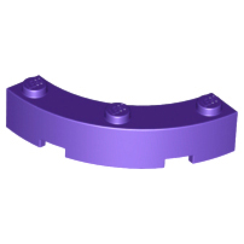 Steen, Rond Hoek 4x4 macaroni Dark Purple